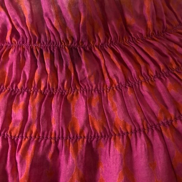 Gap pink orange print top - Picture 7 of 8